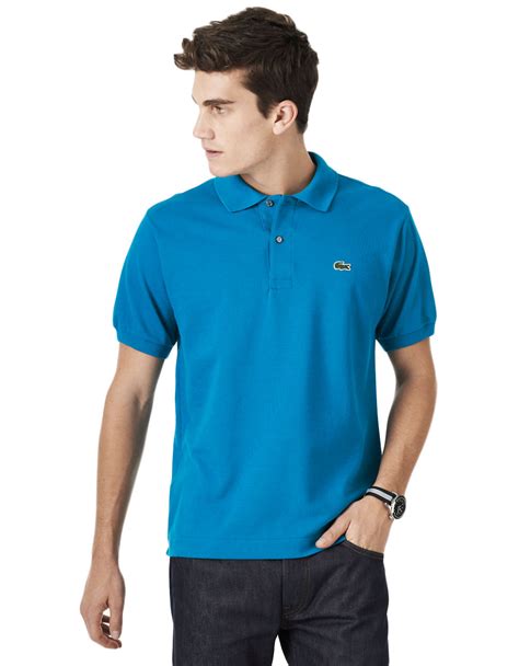 lacoste pique cotton polo shirt.